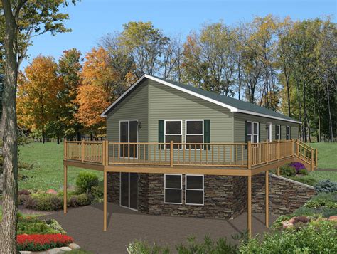 modular homes with basement